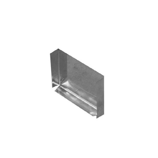 stainless steel gutta fascia box stop end
