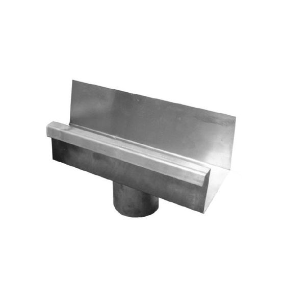 stainless steel gutta fascia profile running outlet