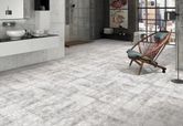 STARK Grey Porcelain Floor Tile situ