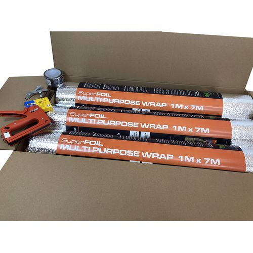 SuperFOIL Shed Insulation Kit   21sqm inside box