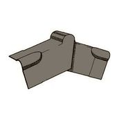 SVK Fibre Cement Two Piece Hooded Ridge Finial