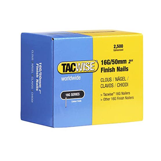 Tacwise 16G 50mm Angled Nails   Box of 2500