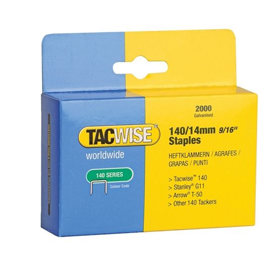 Tacwise Staples for Z3 Staple & Nail Tacker 2000 Box 14mm