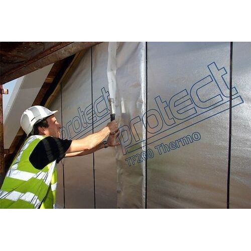 tf200 thermo insulating breather membrane by protect   100m x 2.7m 48133