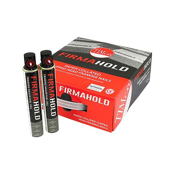 timco firmahold collated clipped head nails trade pack with 2 fuel cells