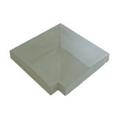 Eurodec 35-50mm Twice Weathered Concrete Coping Stone Return