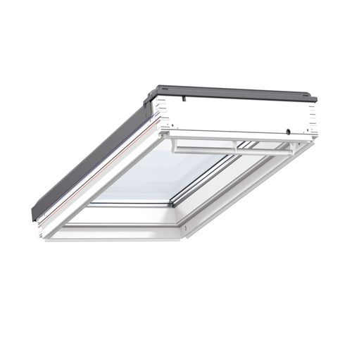 VELUX GBL Low Pitch White Painted Centre Pivot Roof Window & Flashing primary