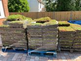 wallbarn m tray green roof pallets