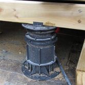 wallbarn megapad pedestal for raised timber decking