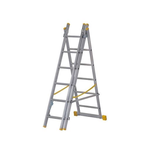 werner box section triple extension ladder