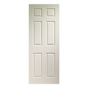 XL Joinery White Moulded Colonist 6 Panel Internal Fire Door