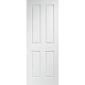 XL Joinery Victorian Shaker 4 Panel White Primed Internal Door