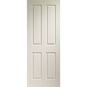 XL Joinery White Moulded Victorian 4 Panel Internal Fire Door