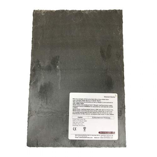 Cwt Y Bugail Capital Grade Welsh Slate Roof Tile in Blue/Grey