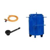 Single Skin Bitumen Boiler Pot Complete Kit - 25 Gallon (With Tap)
