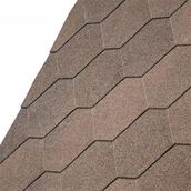 IKO Armourshield Hexagonal Roofing Shingles (Dual Brown) - 2m2 Pack