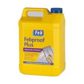 FebProof Plus waterproofer and Plasticiser 5 Litres - Box of 4