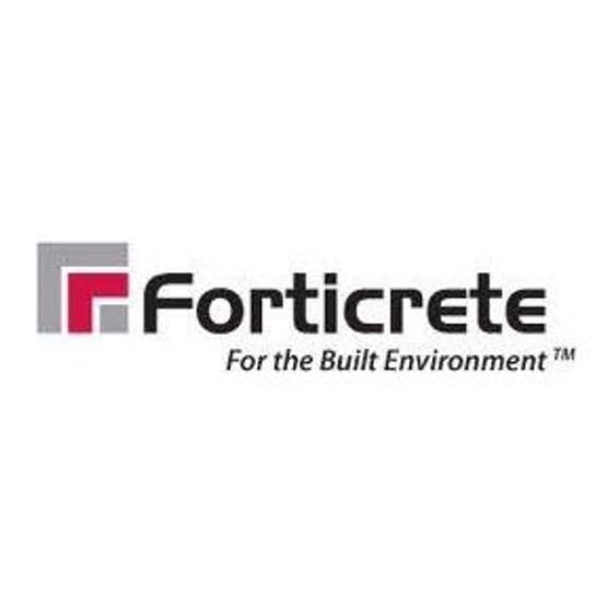 Forticrete Top Edge Abutment Pack - 3m