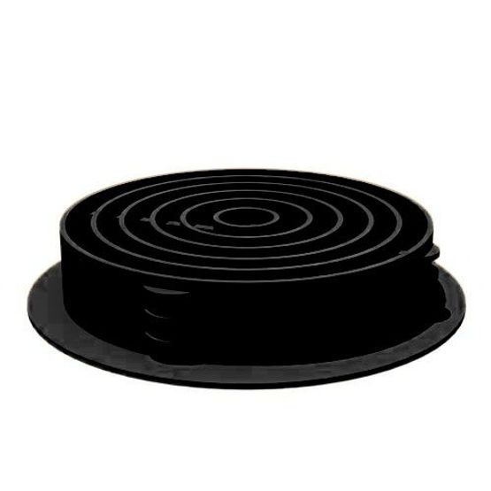 Manthorpe Round / Circular Soffit Ventilator in Black - Box of 50
