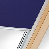 Universal Blackout Blind in Blue (fits Roof Windows - 55cm x 78cm)