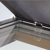 Awning Blind For RoofLITE & Dakstra Roof Windows in Black - 55cm x 78cm