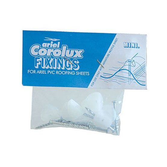 Fixings for Mini Profile PVC Roof Sheets - Pack of 10