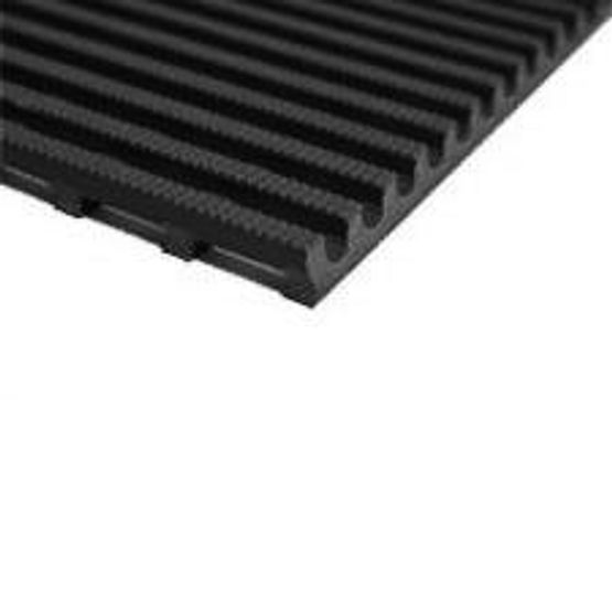 DukMat 14mm Linear PVC Rooftop Walkway (Black) ~ 600mm x 10m Roll