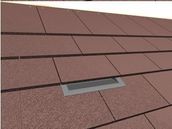 Forticrete Hardrow Low Profile Soil Vent Tile For Hardrow Concrete Roof Tile