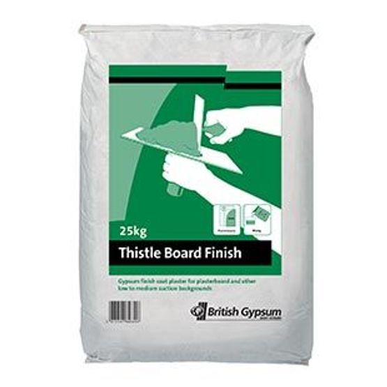 British Gypsum Thistle Board Finish Plaster 25kg