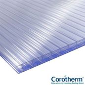 16mm Clear Polycarbonate Roof Sheet - Cut Length