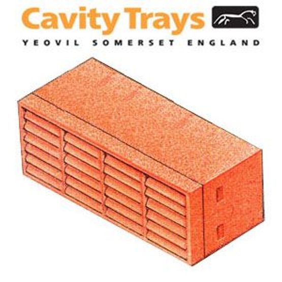 Box of 100 High Performance Cavibricks with 7500mm2 Airflow Terracotta