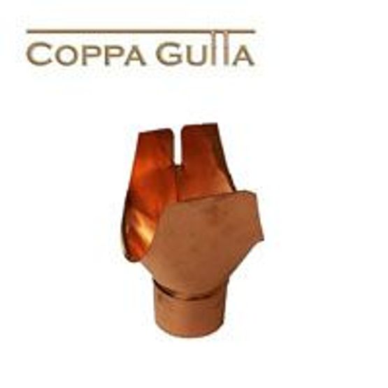 Copper Guttering Swiss Outlet 80mm