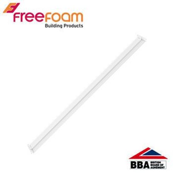 uPVC Fascia Board Joiner (Double Ended Flat Profile)  600mm - White