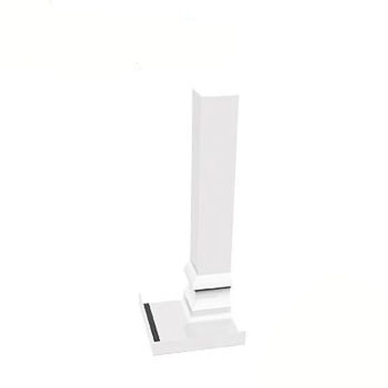 uPVC Ogee Profile Fascia Board Internal Corner - 300mm White