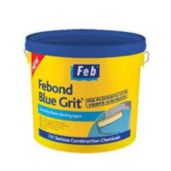 Febond Blue Grit Extra Grip Plaster Bonding Agent - 10 Litre