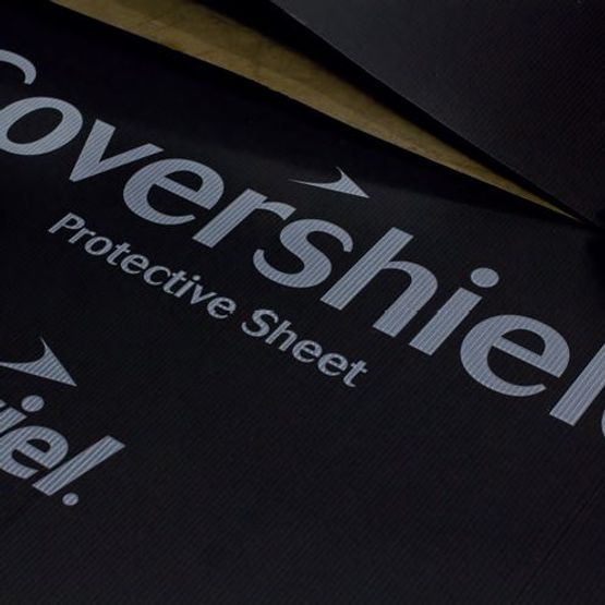 Covershield Flat Standard Protective Sheets 1200mm x 2400mm - Black