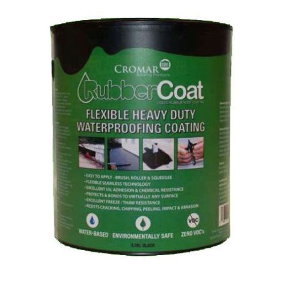 Cromar Rubbercoat Waterproofing Roof Coating - 18.9 Litres