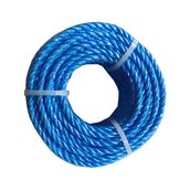 Stranded Polypropylene Rope Blue - 30m x 10mm
