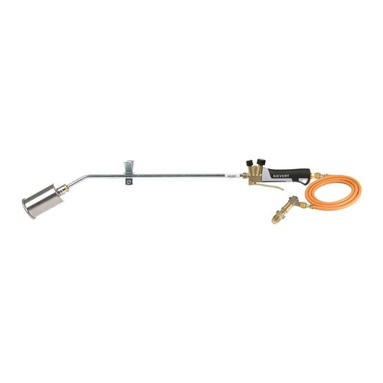 Sievert Large Gas Torch Kit Complete with Hose & Reg - 500mm x 60mm