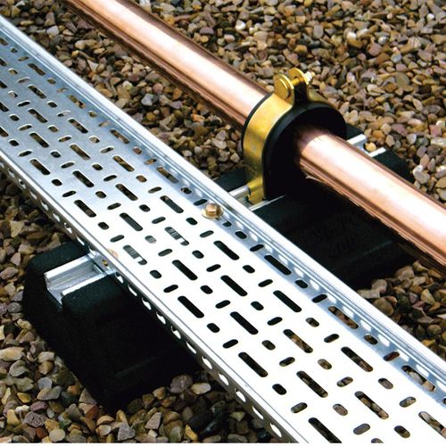 Cable Tray and Pipework Support Foot Flexi-Foot - 400mm Strut