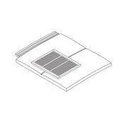 Marley Ashmore In-line Contour Plastic Tile Vent Terminal (10,000mm2)