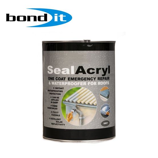 Sealacryl Acrylic Waterproofer by Bond It (Black) - 20kg