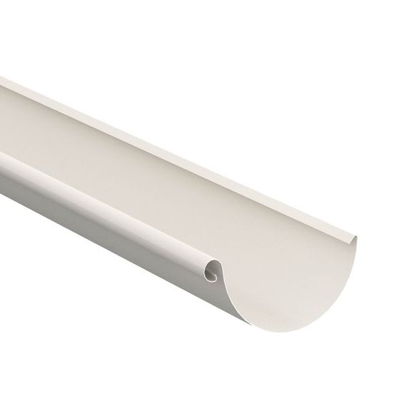 Video of Lindab Steel Half Round Guttering 100mm x 2m Painted Antique White