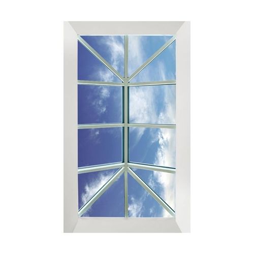 Atlas Active Neutral Double Glazed Traditional Roof Lantern in Grey/White - 1000mm x 2000mm
