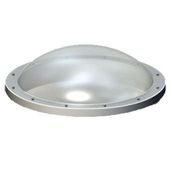 C1 560mm Double Glazed Polycarbonate Circular Dome Only - Clear