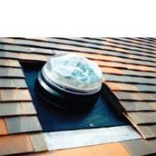 Diamond Dome Sunpipe 230mm Plain Tile Roof Kit Up To 45dg Pitch