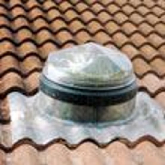 Diamond Dome Sunpipe 230mm Bold Rolled Tiled Kit Up To 45dg Pitch
