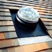 Diamond Dome Sunpipe 450mm Gallery Plain Tiled Roof Kit & 610mm Length