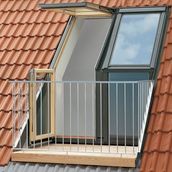 VELUX Twin Roof Terrace R/H for 120mm Tile GEL M08 SE0W229 158 x 245cm