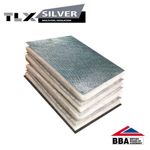TLX Silver Multifoil Roofing Insulation - Thinsulex (1.2m x 10m Roll)